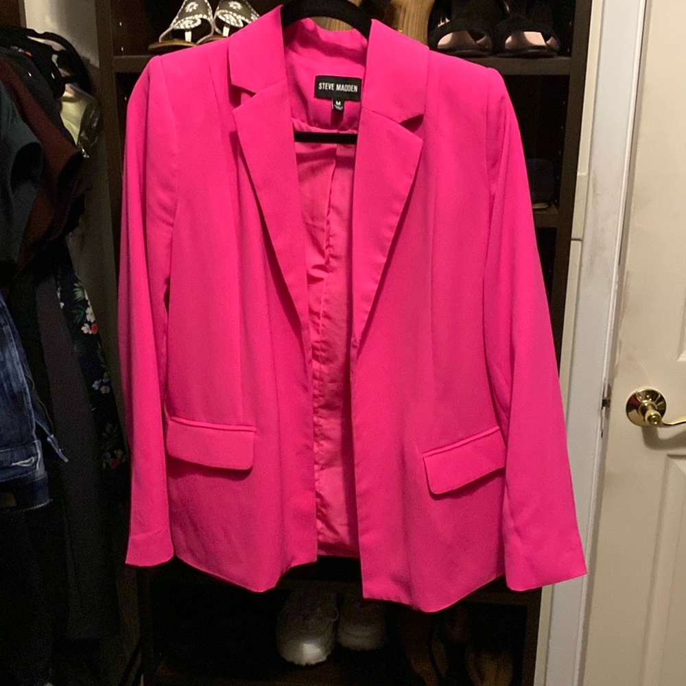 Hot pink blazer